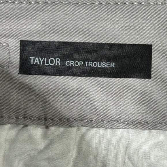 KUT from the Kloth Taylor Crop Trouser Pants Womens Size 14 Gray Chinos Casual - Picture 11 of 15